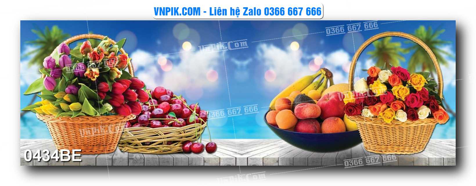 Tranh treo tường trang trí phòng bếp đẹp mã 0434BE