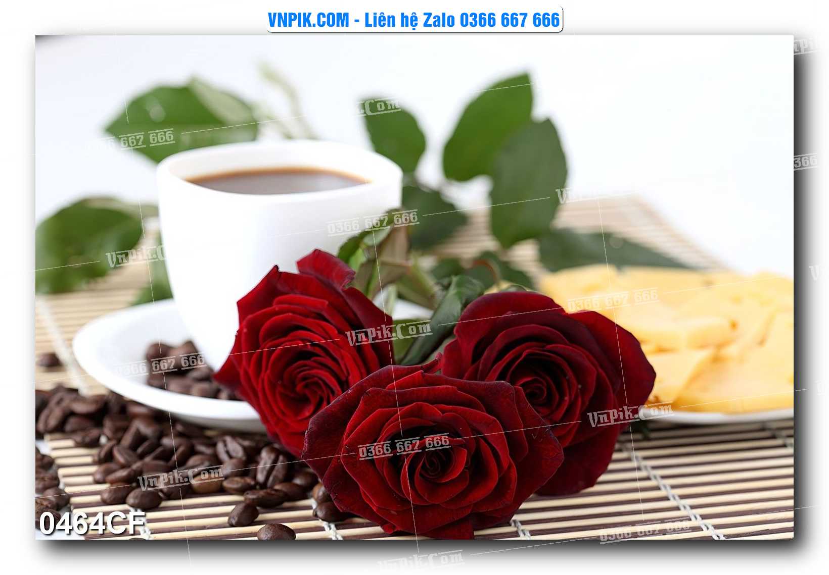 Tranh tường trang trí quán cà phê – trà chanh – trà sữa mã 0464CF