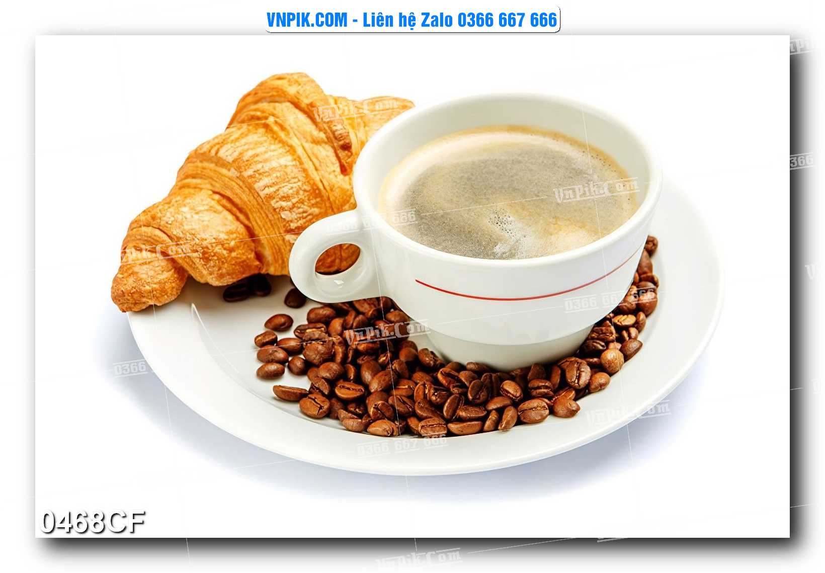 Tranh tường trang trí quán cà phê – trà chanh – trà sữa mã 0468CF