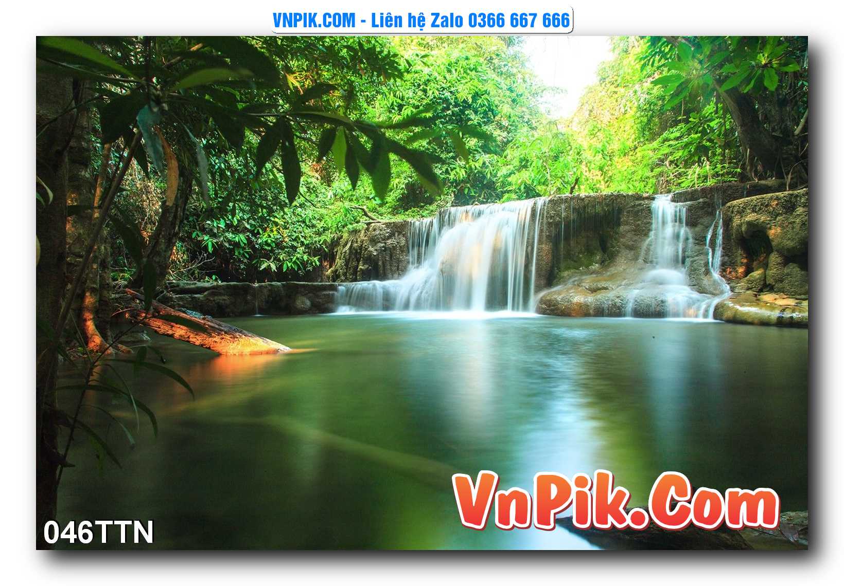 Tranh thác nước – Tranh phong thủy – Tranh treo tường mã 046TTN