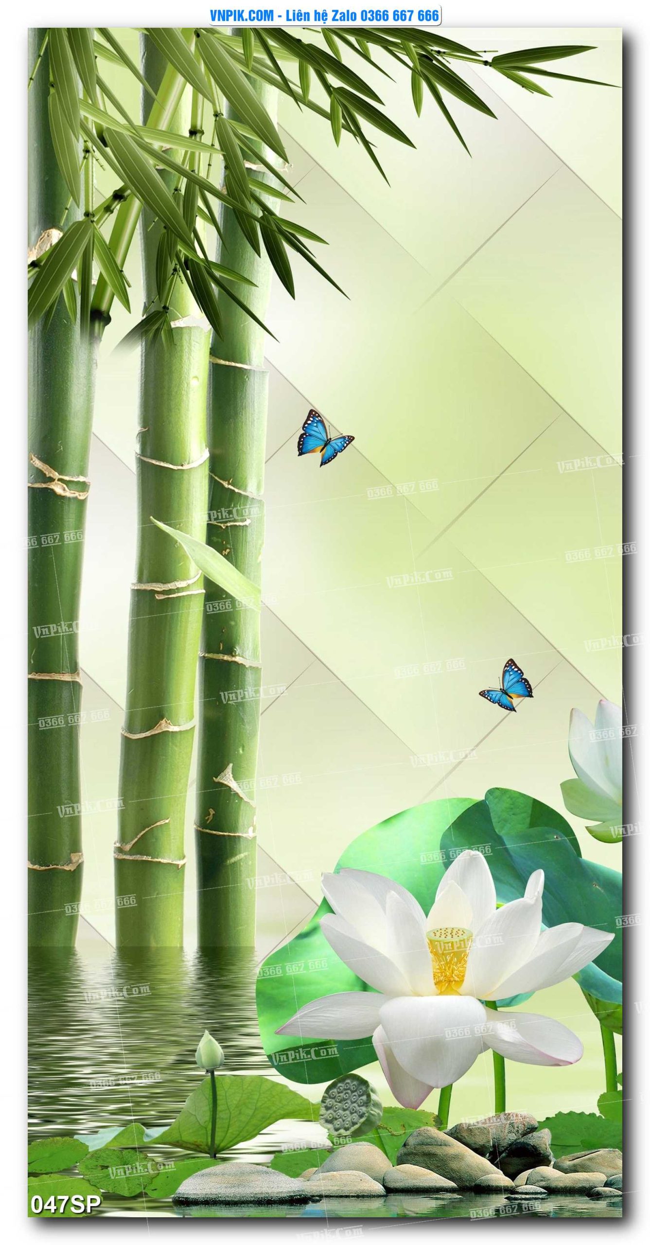 Mẫu tranh spa treo tường đẹp file vector – psd mẫu 047SP