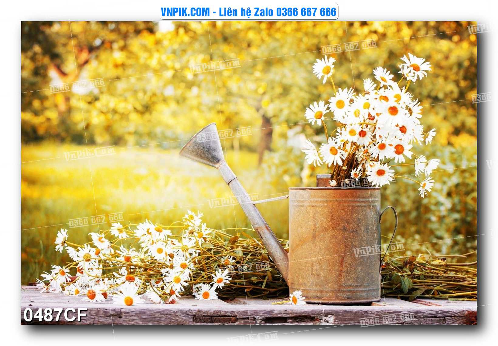 Tranh tường trang trí quán cà phê – trà chanh – trà sữa mã 0487CF