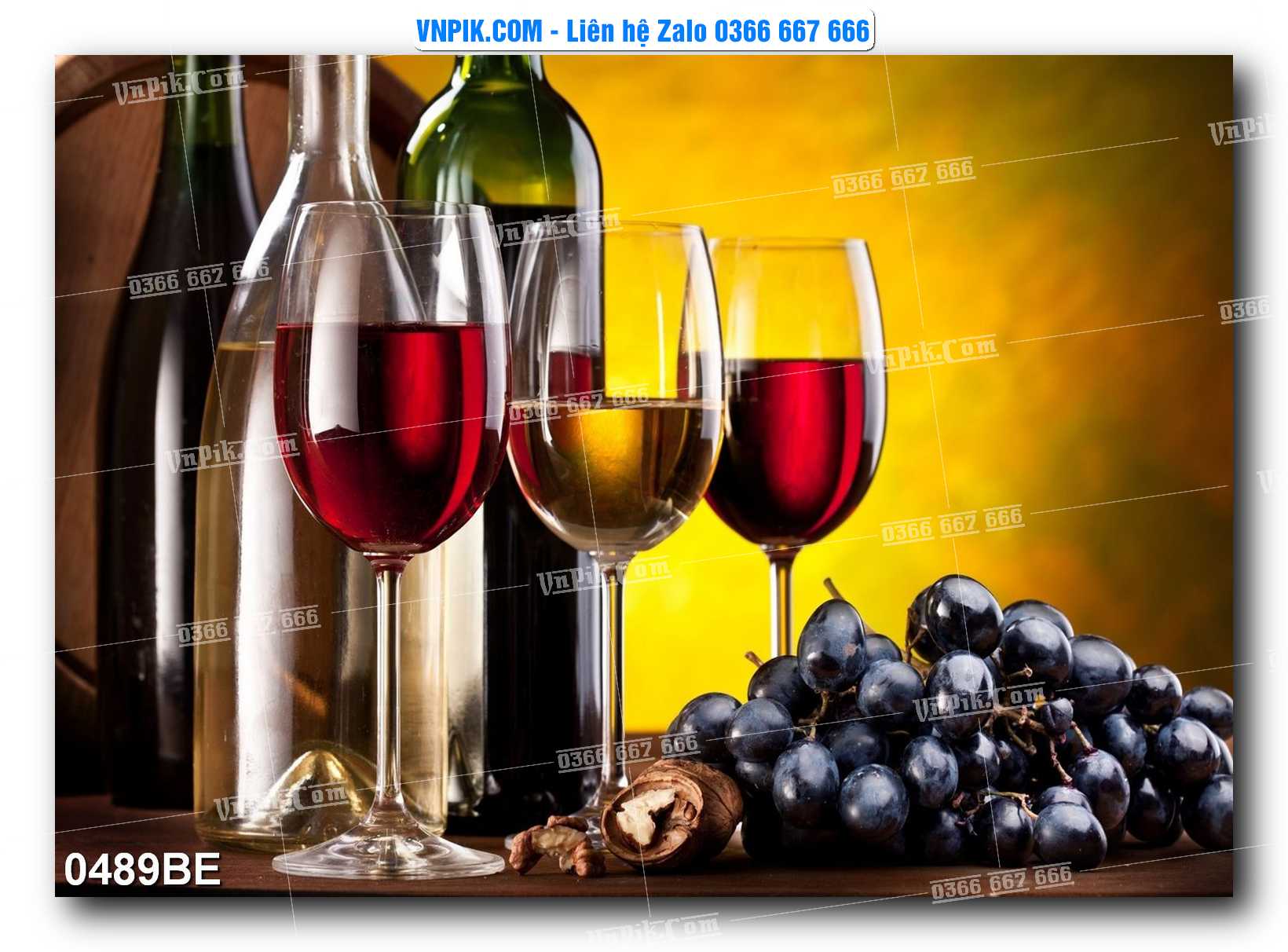 Tranh treo tường trang trí phòng bếp đẹp mã 0489BE