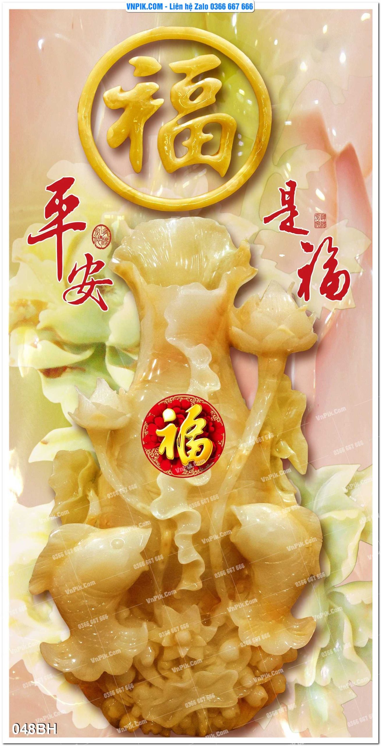 Tranh bình hoa nghệ thuật 048BH