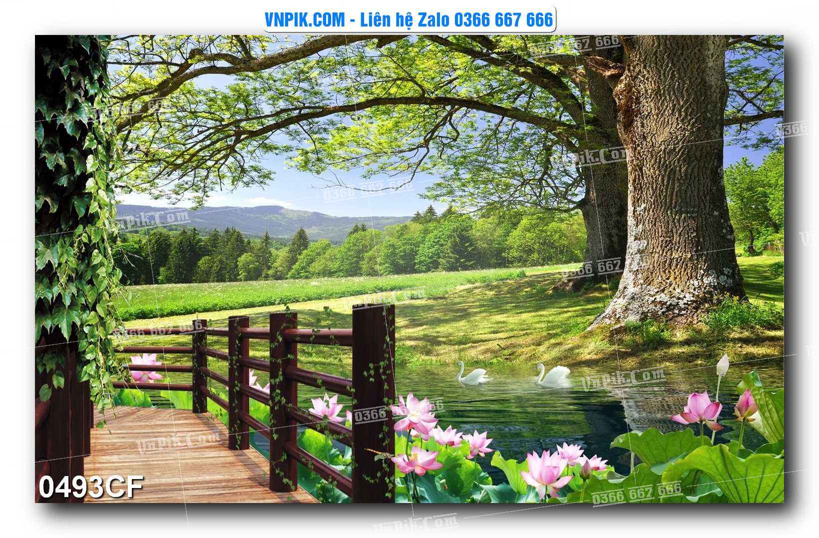 Tranh tường trang trí quán cà phê – trà chanh – trà sữa mã 0493CF