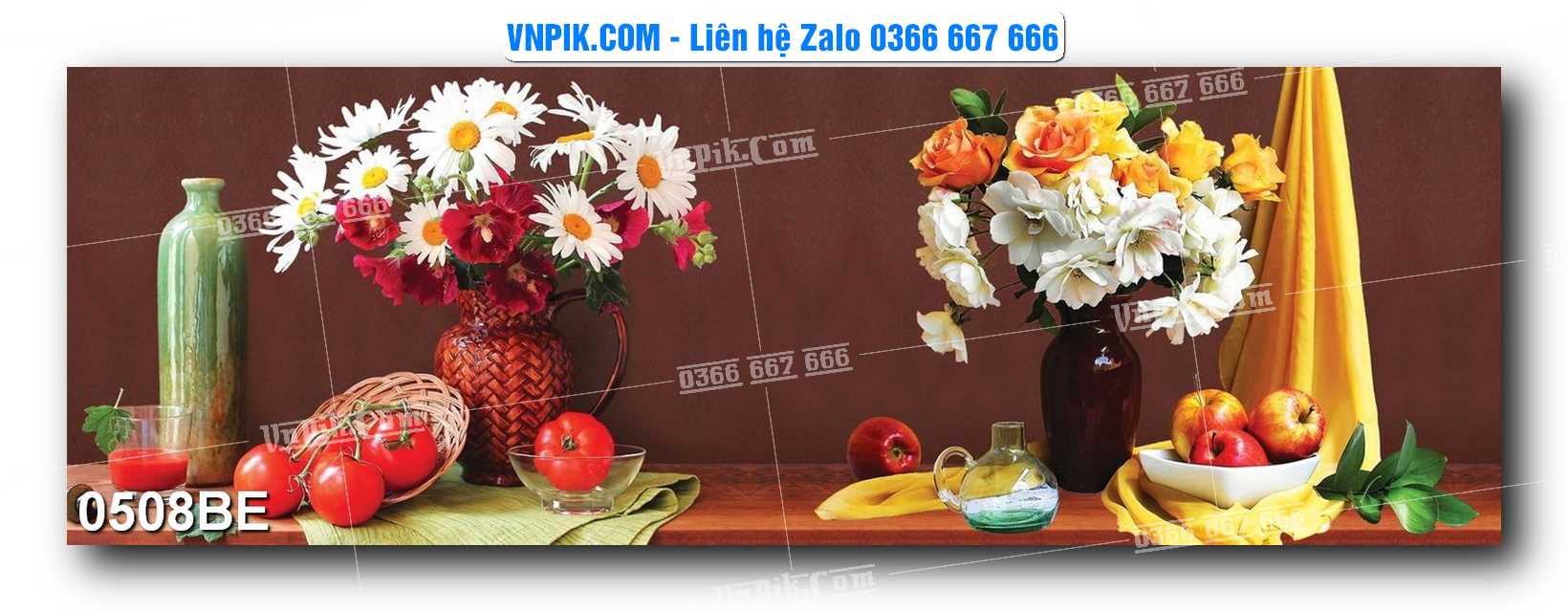 Tranh treo tường trang trí phòng bếp đẹp mã 0508BE