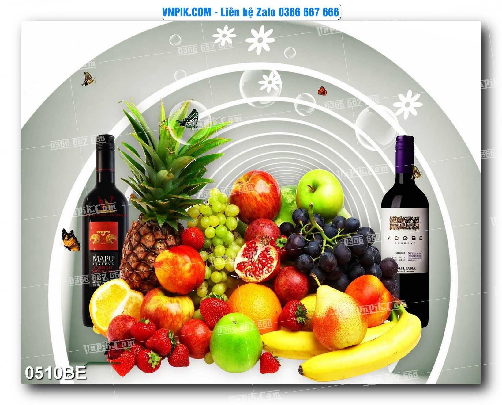 Tranh treo tường trang trí phòng bếp đẹp mã 0510BE