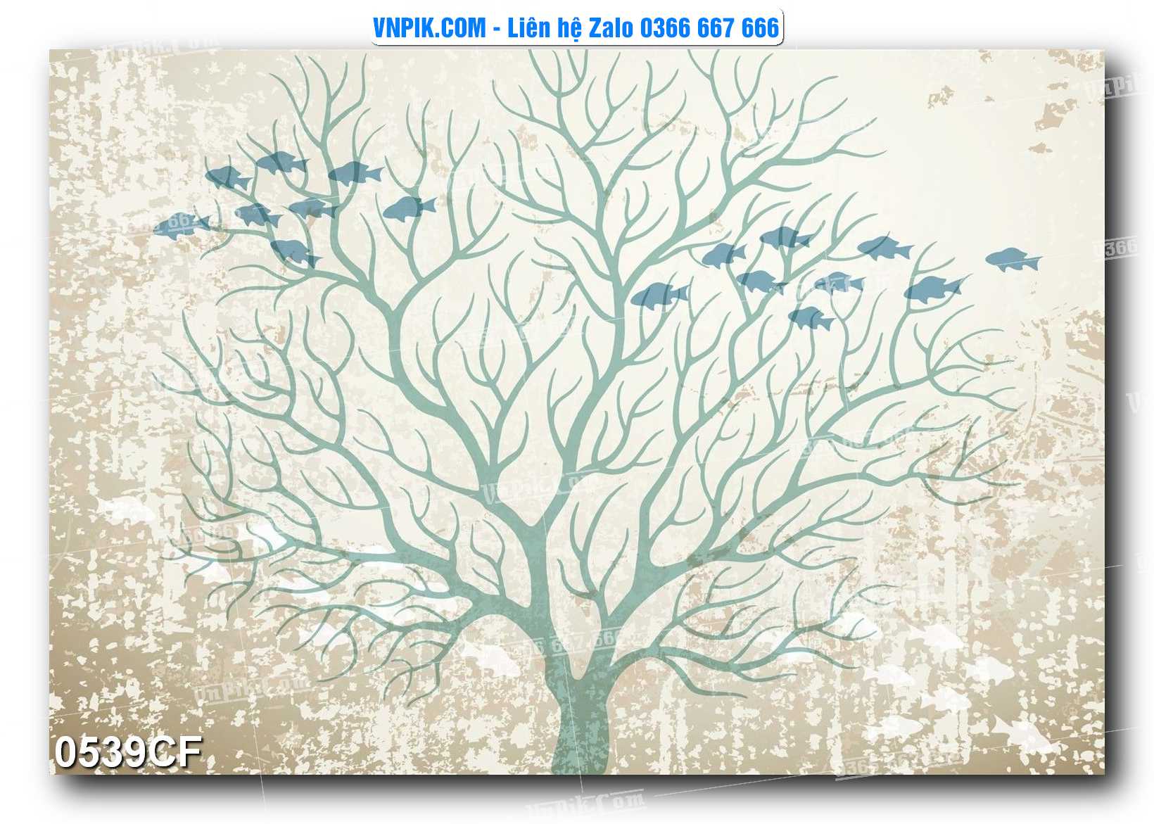 Tranh tường trang trí quán cà phê – trà chanh – trà sữa mã 0539CF