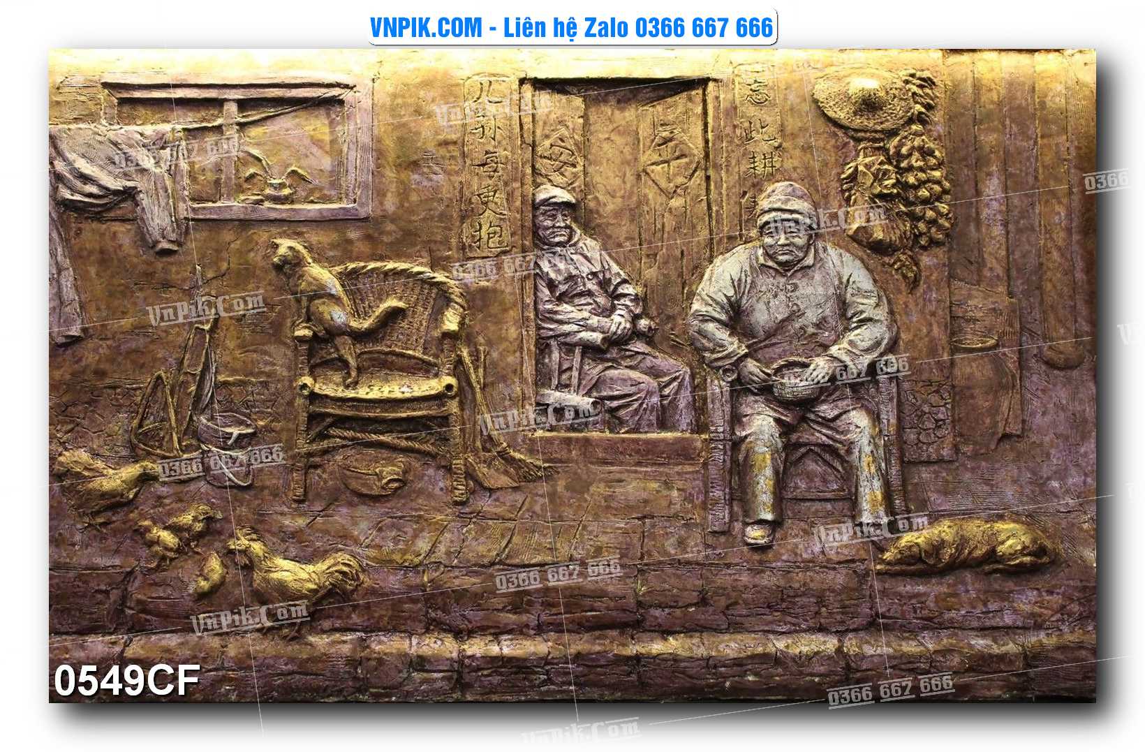 Tranh tường trang trí quán cà phê – trà chanh – trà sữa mã 0549CF