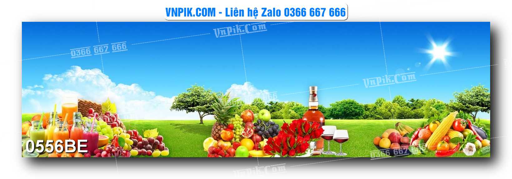 Tranh treo tường trang trí phòng bếp đẹp mã 0556BE