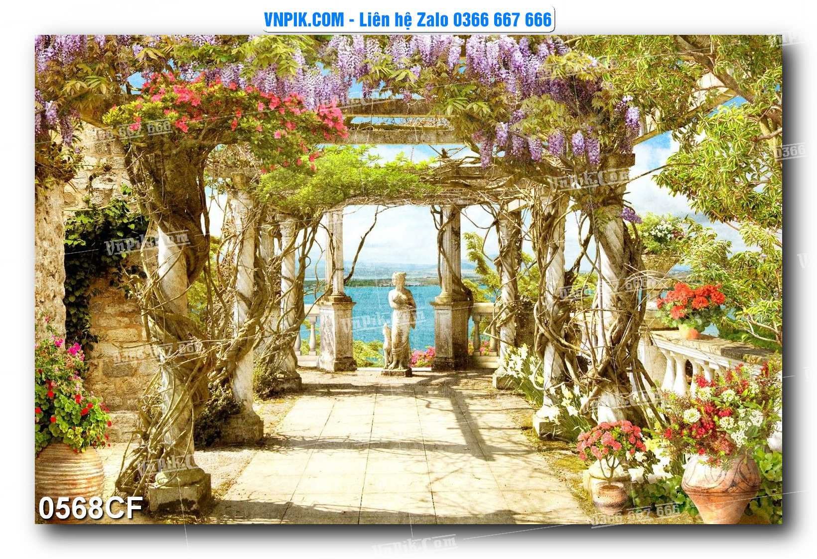 Tranh tường trang trí quán cà phê – trà chanh – trà sữa mã 0568CF