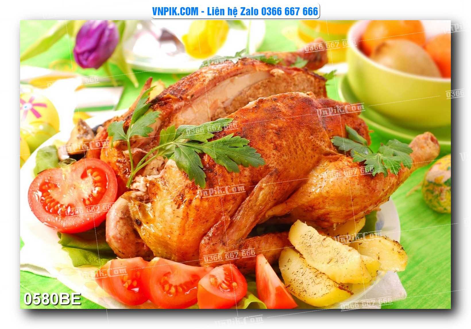 Tranh treo tường trang trí phòng bếp đẹp mã 0580BE