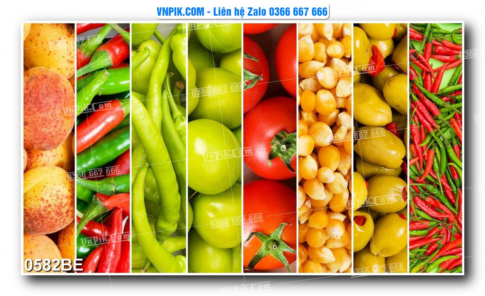 Tranh treo tường trang trí phòng bếp đẹp mã 0582BE