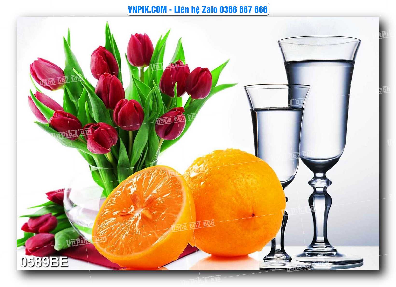 Tranh treo tường trang trí phòng bếp đẹp mã 0589BE