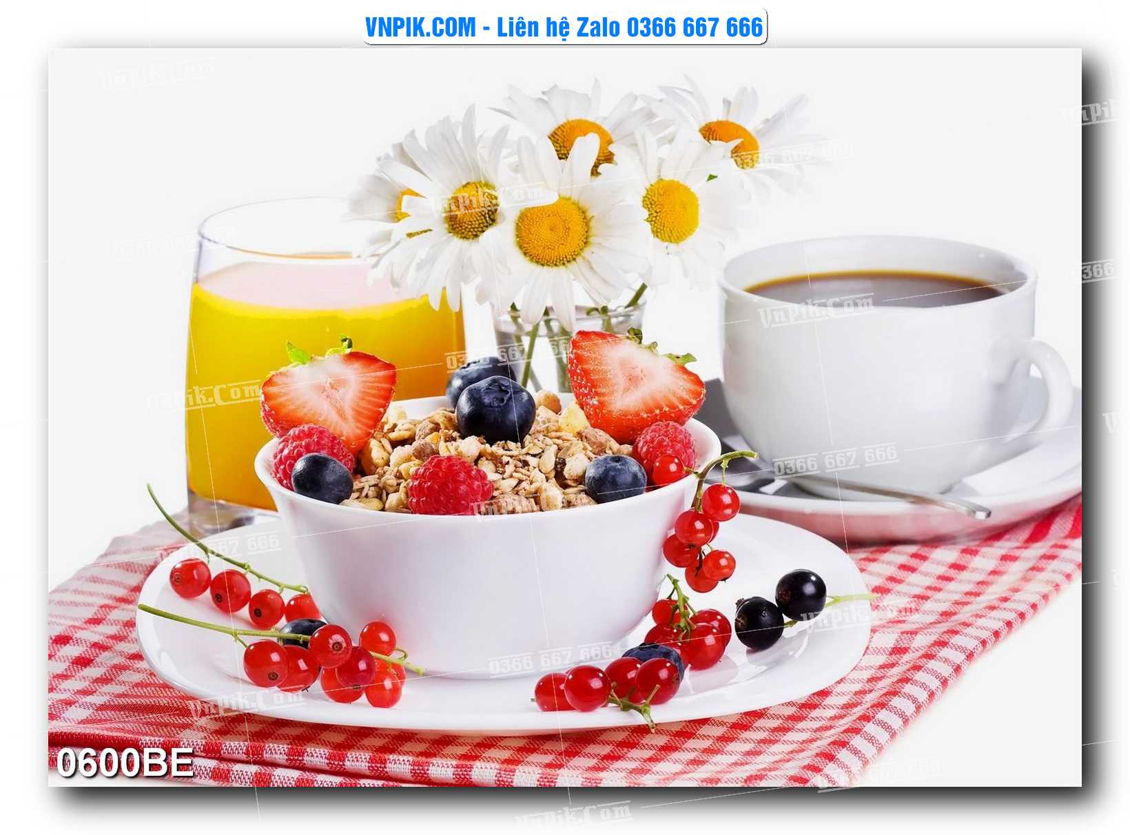 Tranh treo tường trang trí phòng bếp đẹp mã 0600BE