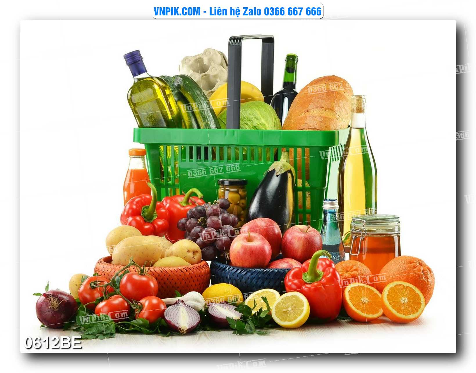 Tranh treo tường trang trí phòng bếp đẹp mã 0612BE