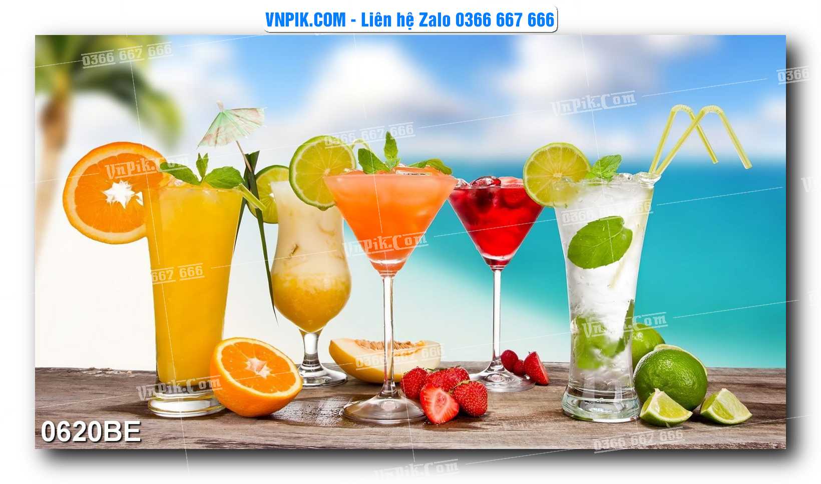 Tranh treo tường trang trí phòng bếp đẹp mã 0620BE