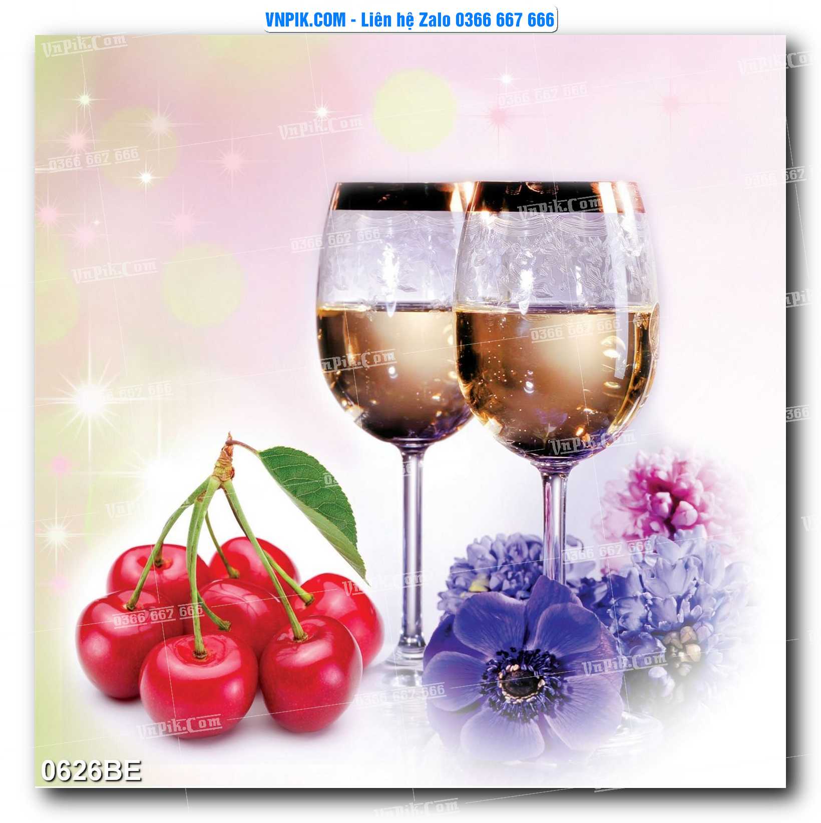 Tranh treo tường trang trí phòng bếp đẹp mã 0626BE