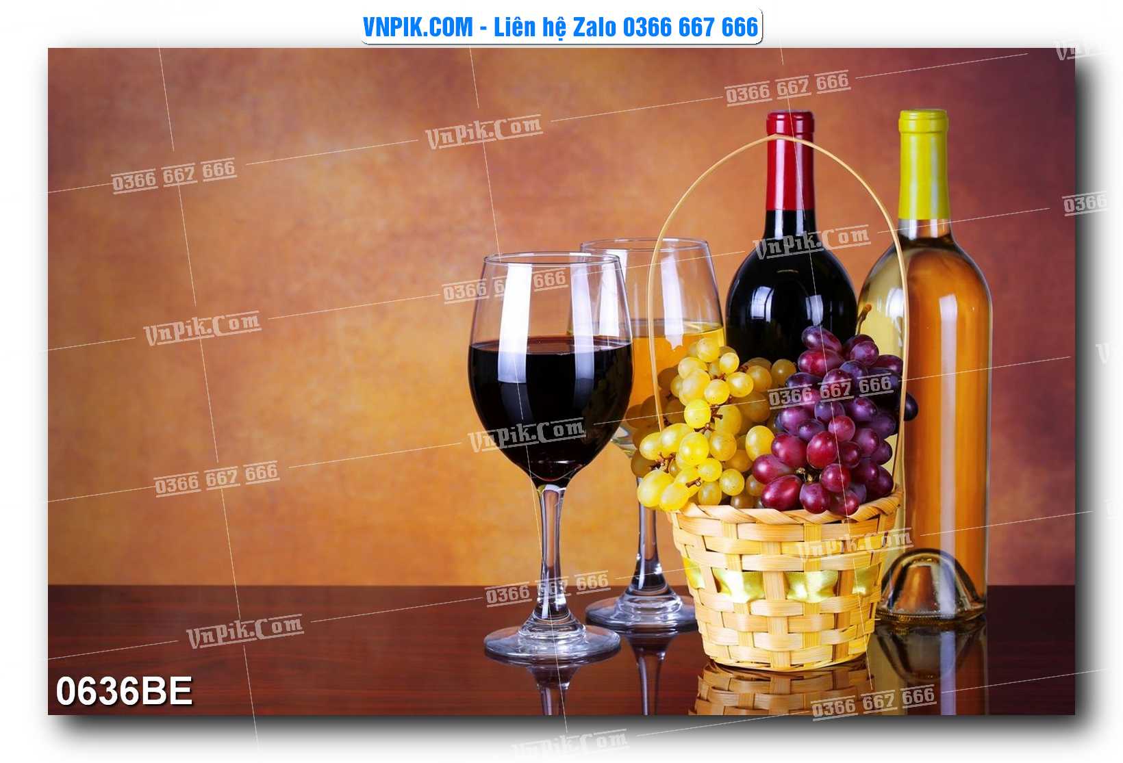 Tranh treo tường trang trí phòng bếp đẹp mã 0636BE