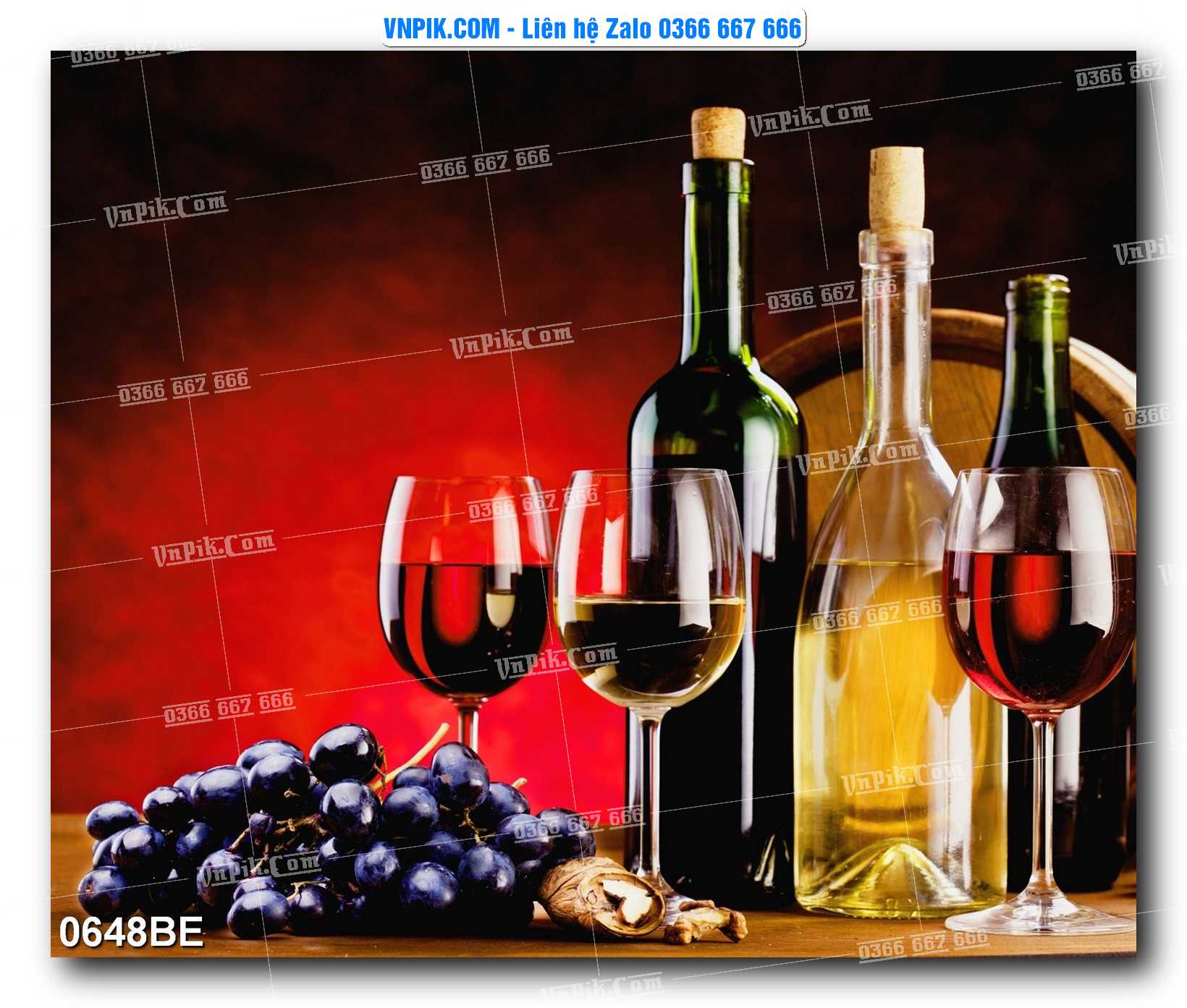 Tranh treo tường trang trí phòng bếp đẹp mã 0648BE