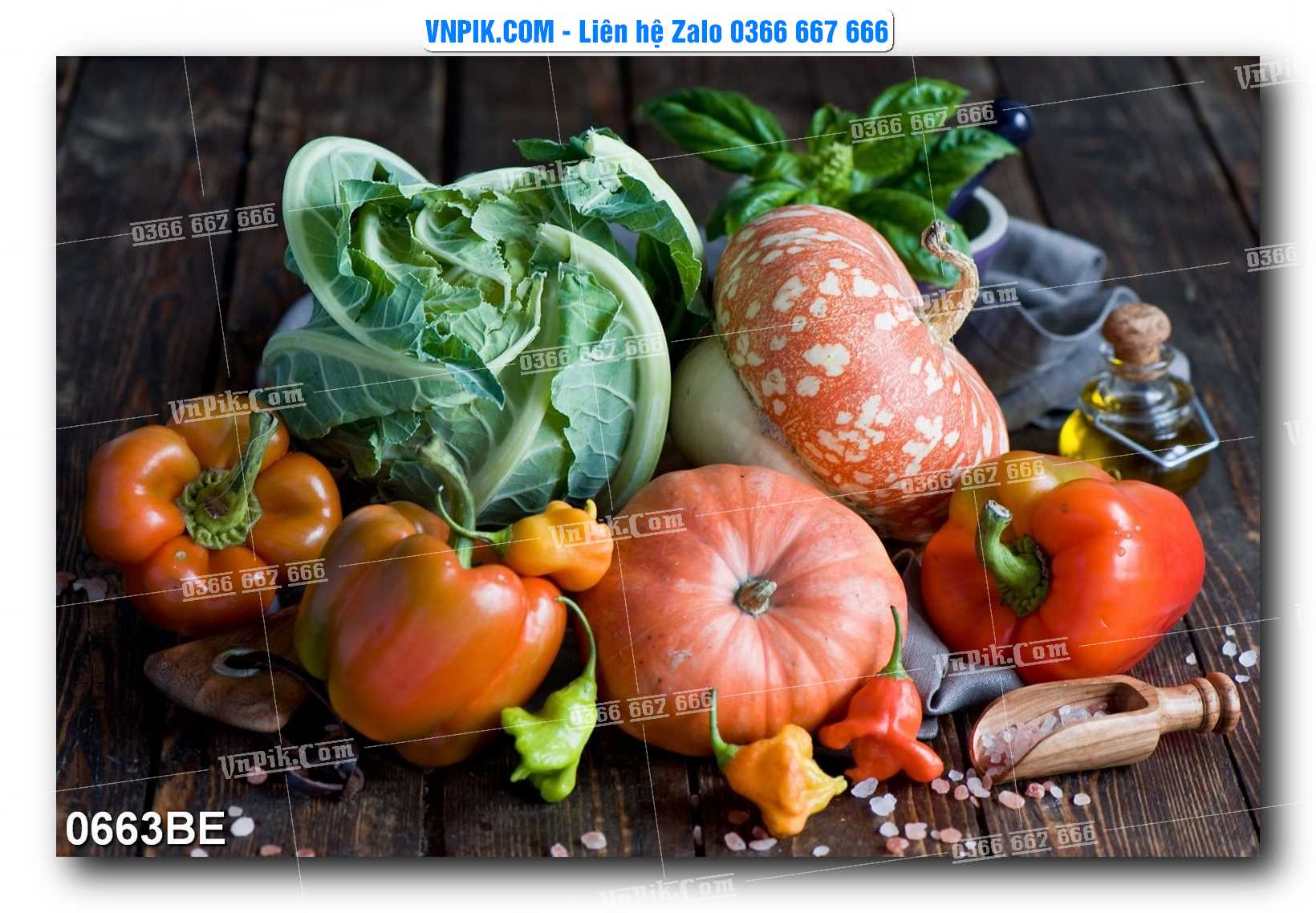 Tranh treo tường trang trí phòng bếp đẹp mã 0663BE