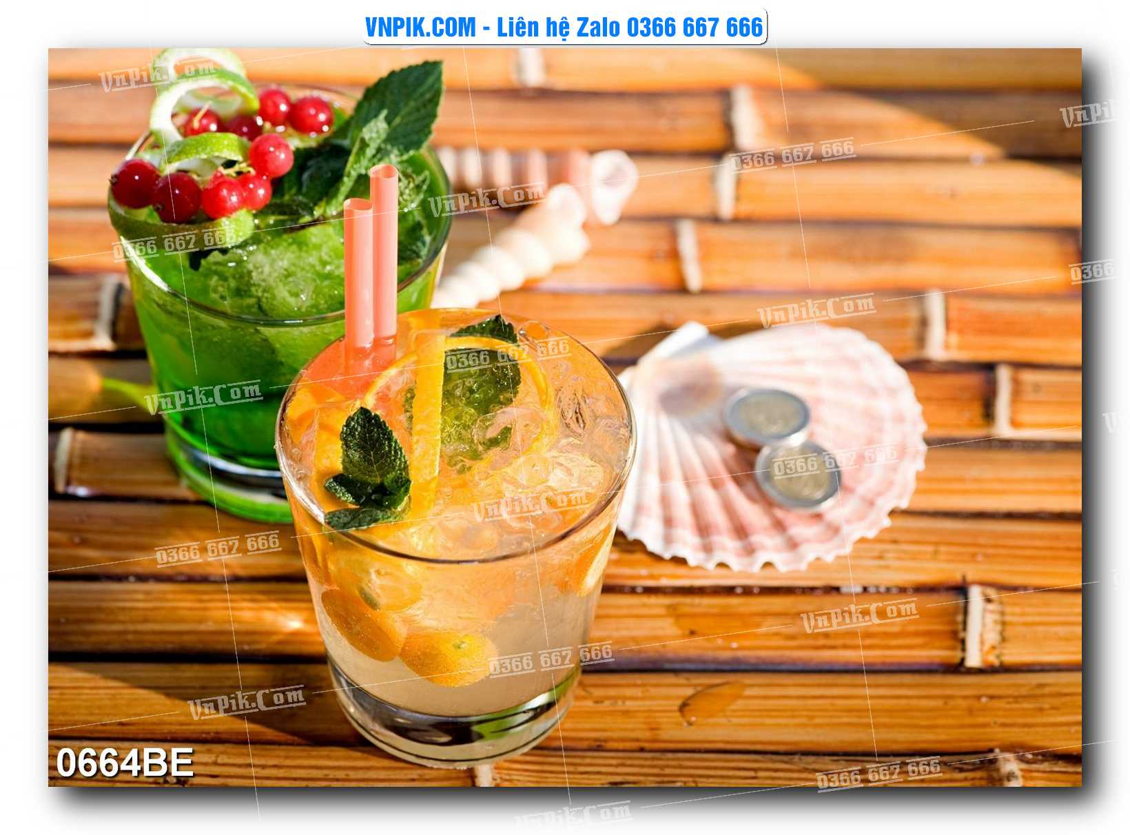 Tranh treo tường trang trí phòng bếp đẹp mã 0664BE