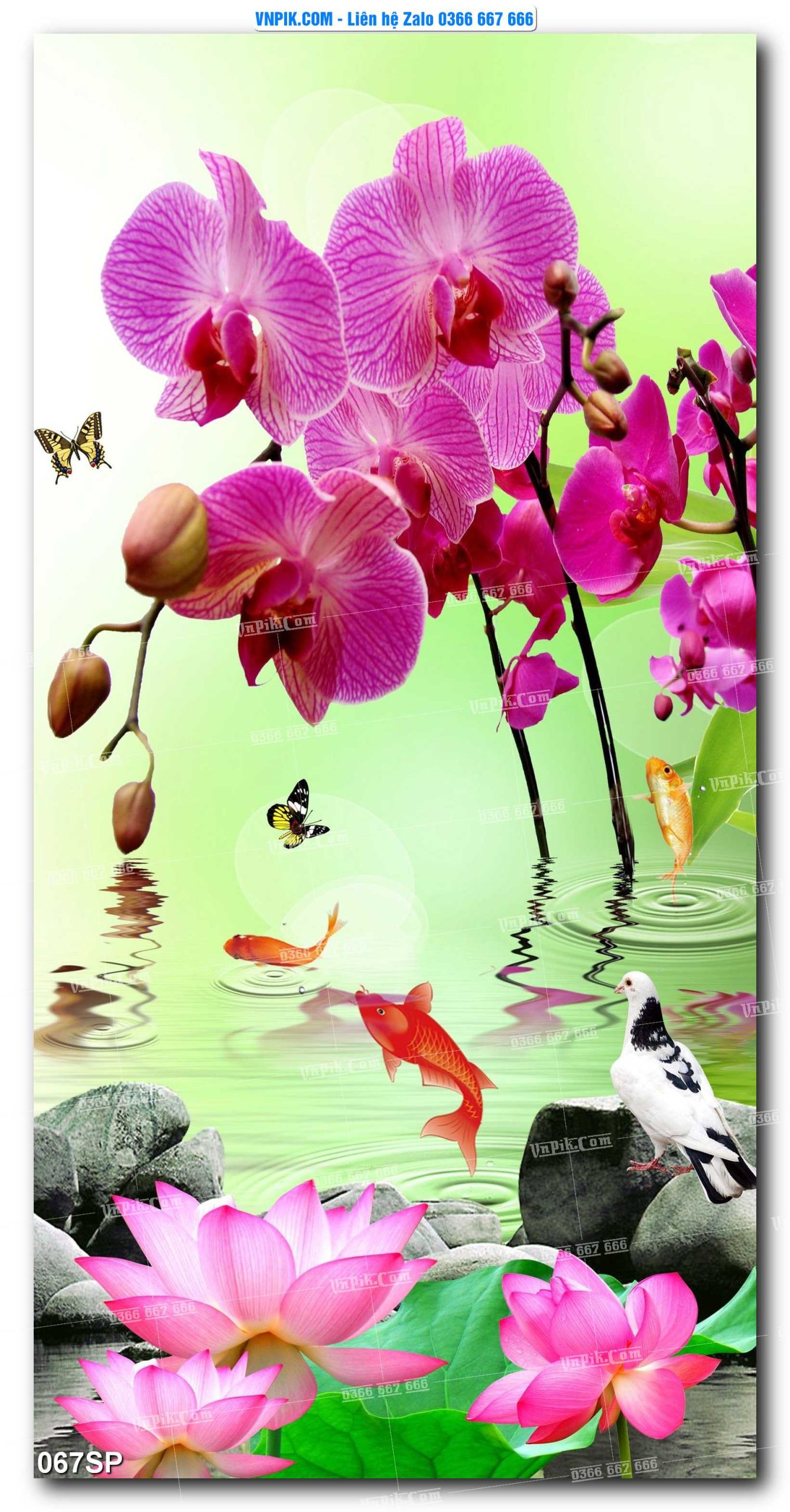 Mẫu tranh spa treo tường đẹp file vector – psd mẫu 067SP