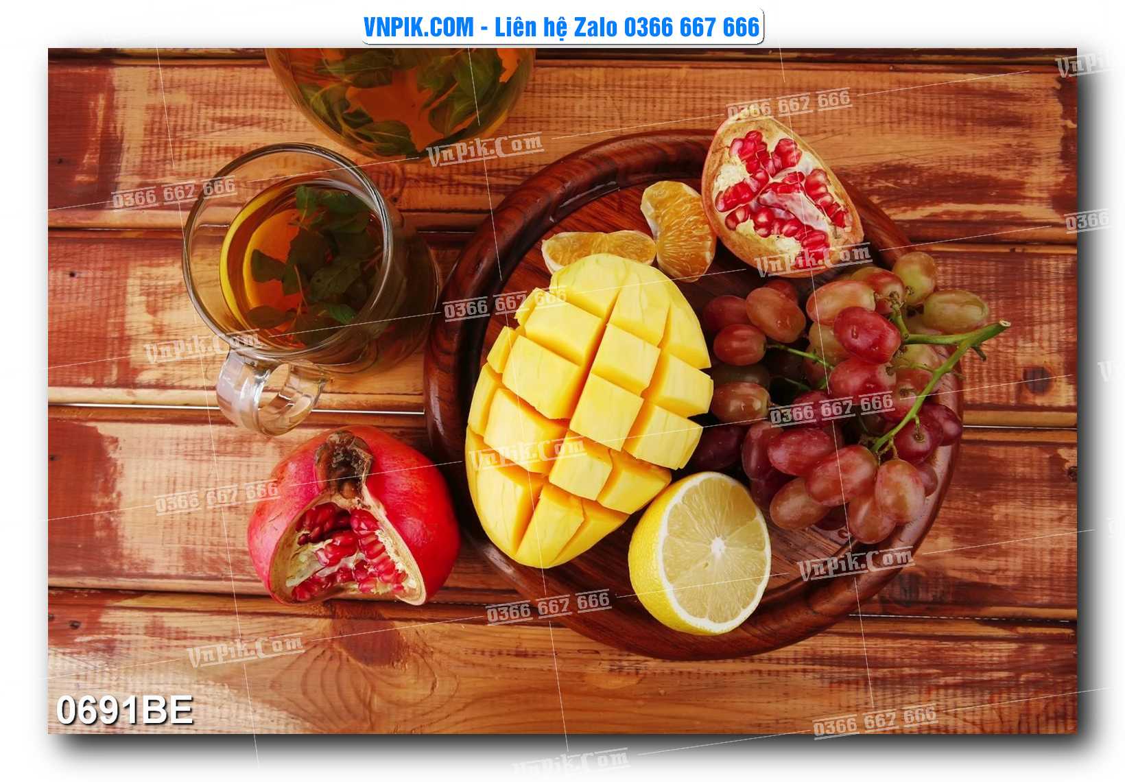 Tranh treo tường trang trí phòng bếp đẹp mã 0691BE