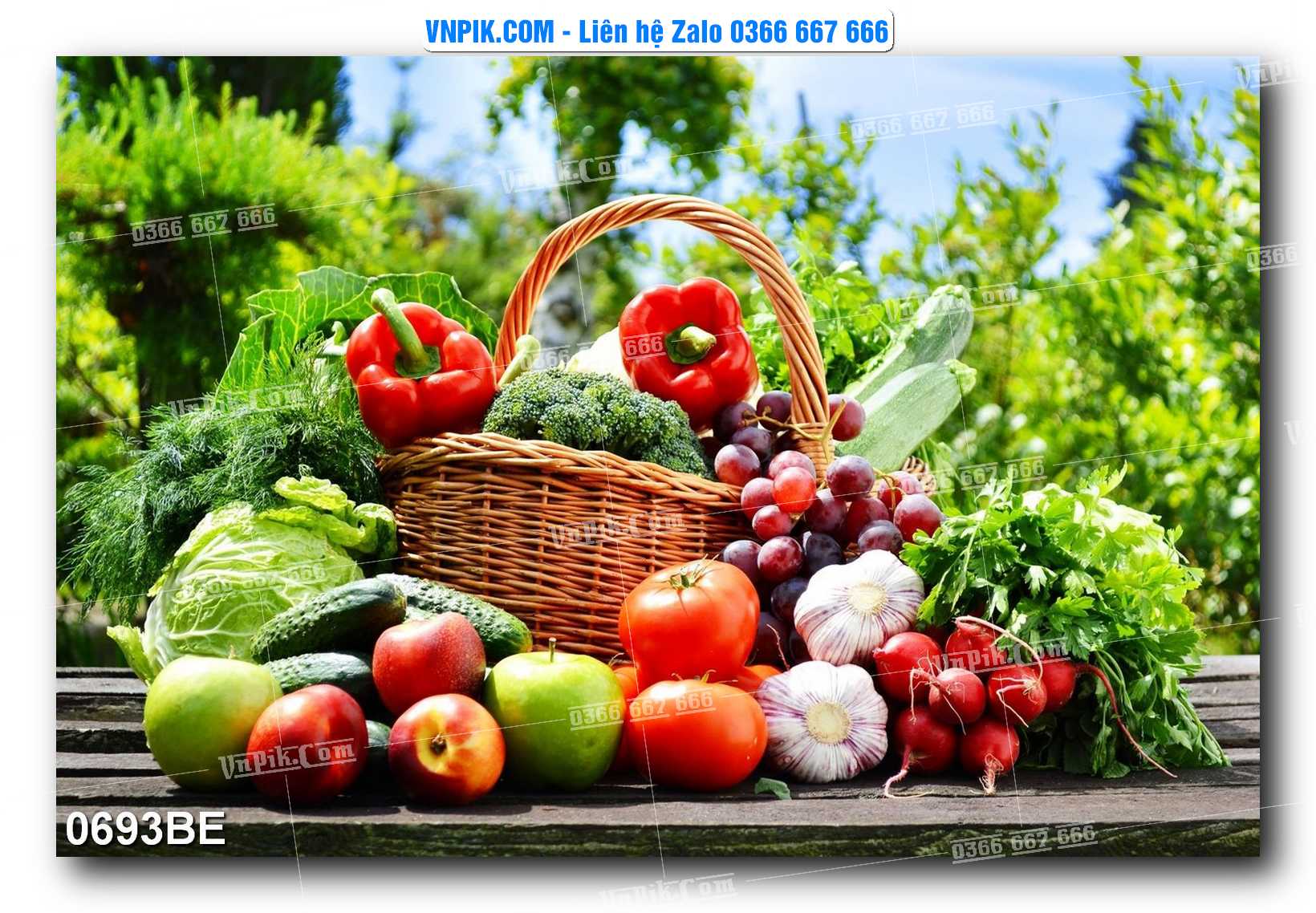 Tranh treo tường trang trí phòng bếp đẹp mã 0693BE