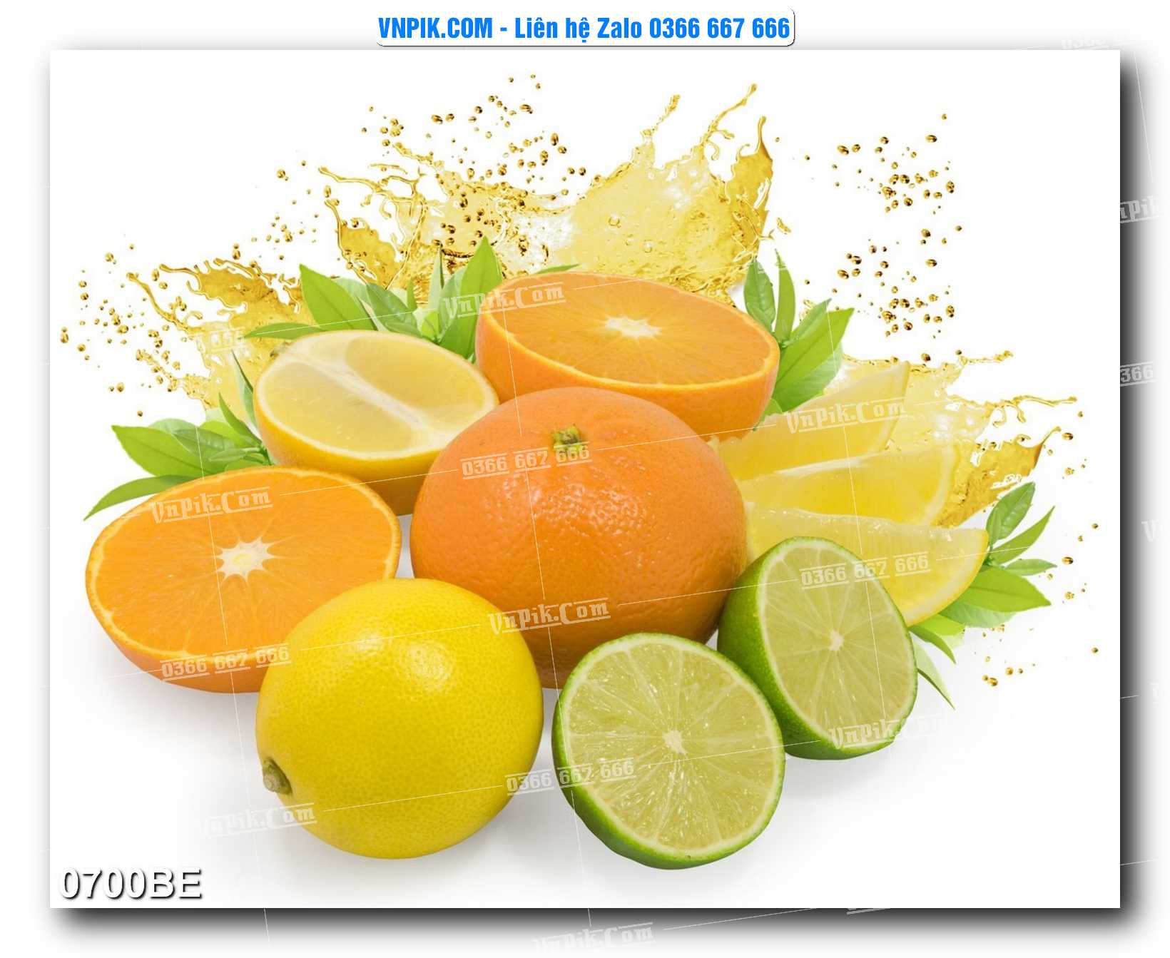 Tranh treo tường trang trí phòng bếp đẹp mã 0700BE