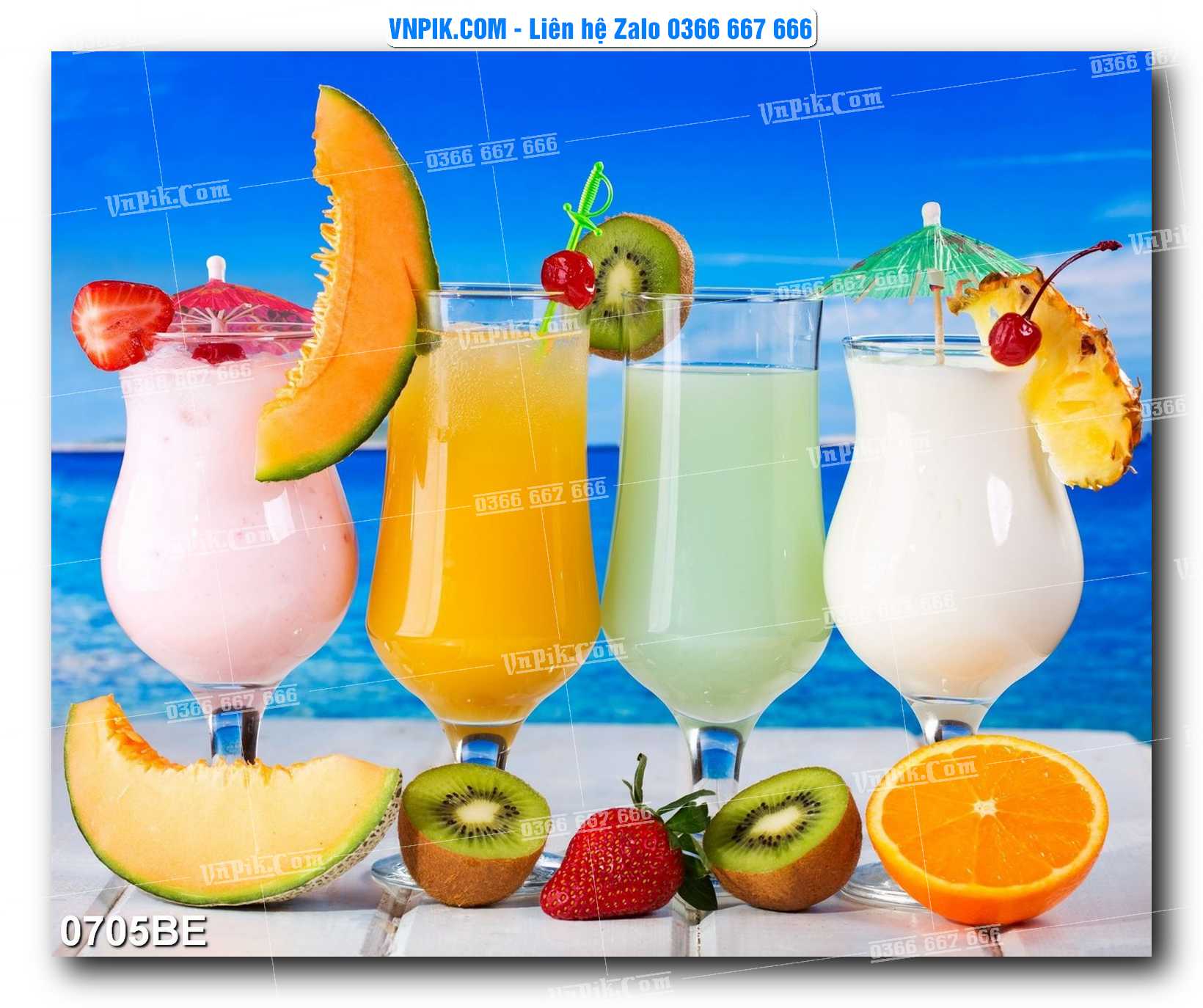 Tranh treo tường trang trí phòng bếp đẹp mã 0705BE