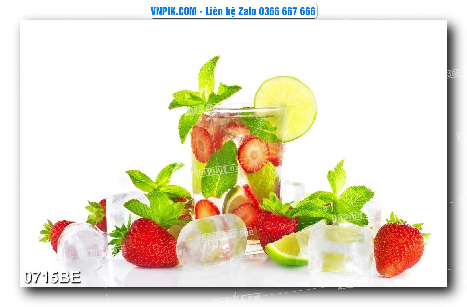 Tranh treo tường trang trí phòng bếp đẹp mã 0715BE