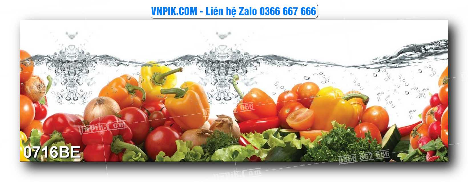 Tranh treo tường trang trí phòng bếp đẹp mã 0716BE
