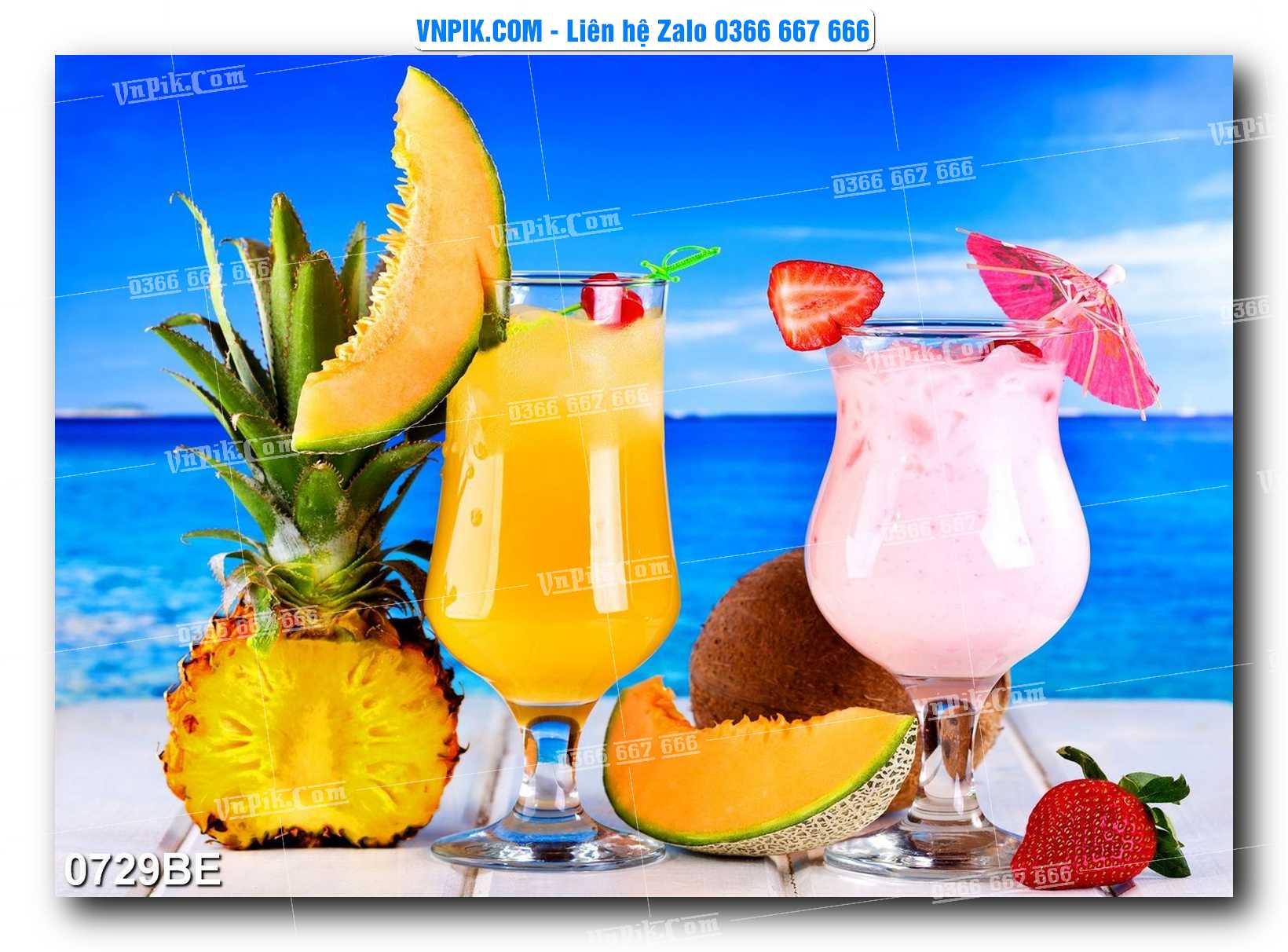 Tranh treo tường trang trí phòng bếp đẹp mã 0729BE