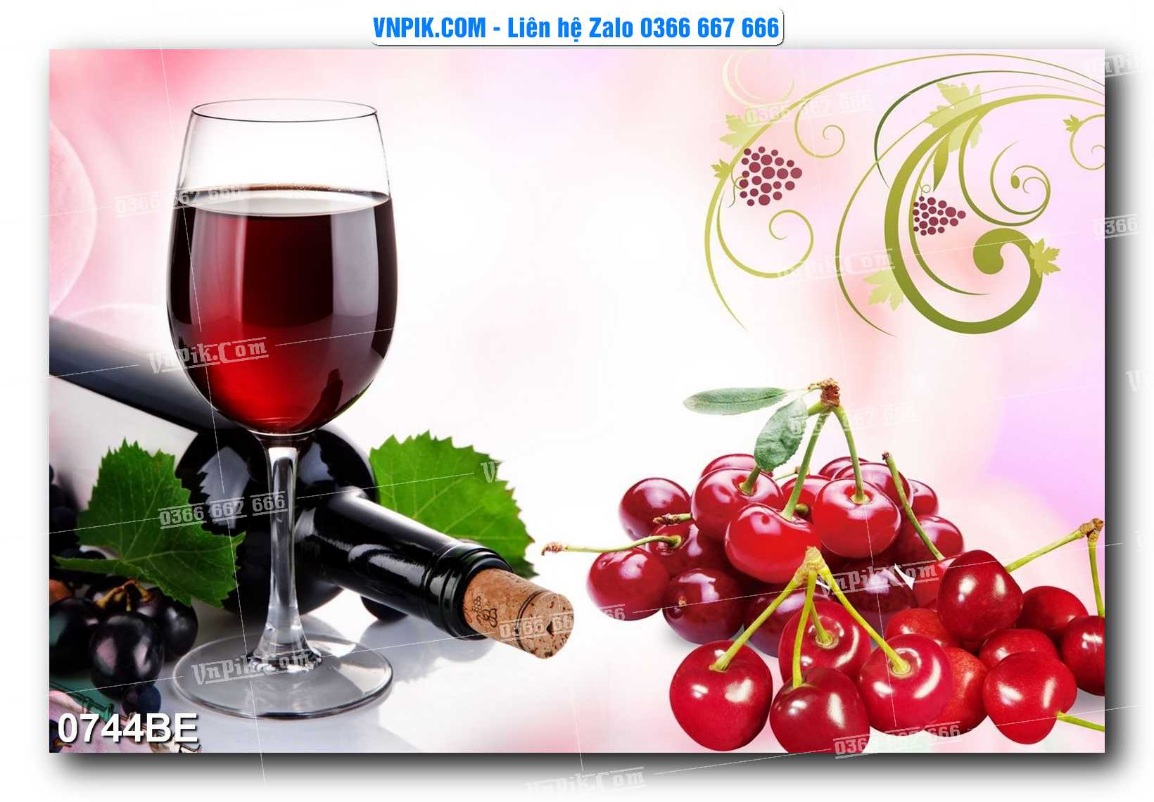 Tranh treo tường trang trí phòng bếp đẹp mã 0744BE