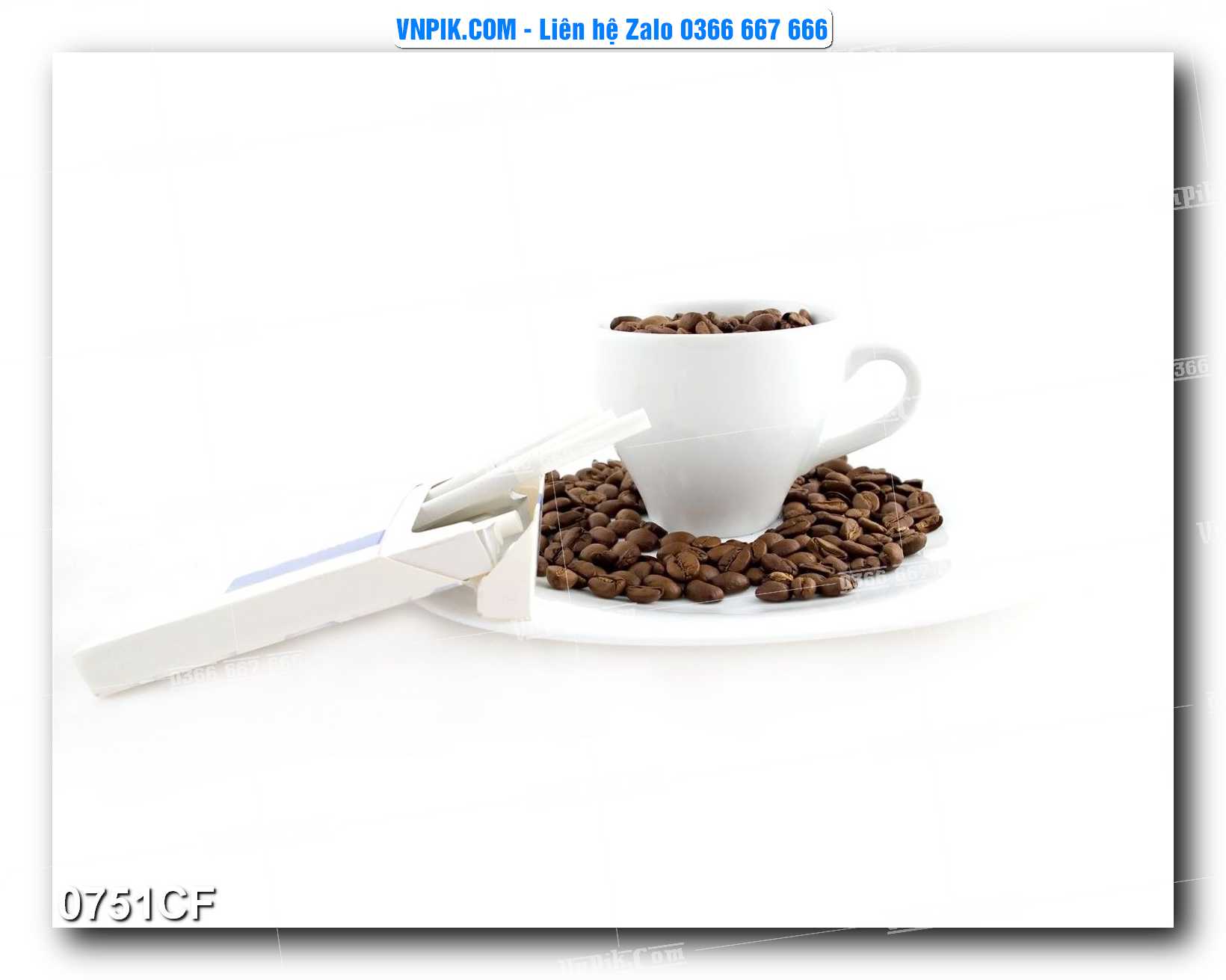 Tranh tường trang trí quán cà phê – trà chanh – trà sữa mã 0751CF