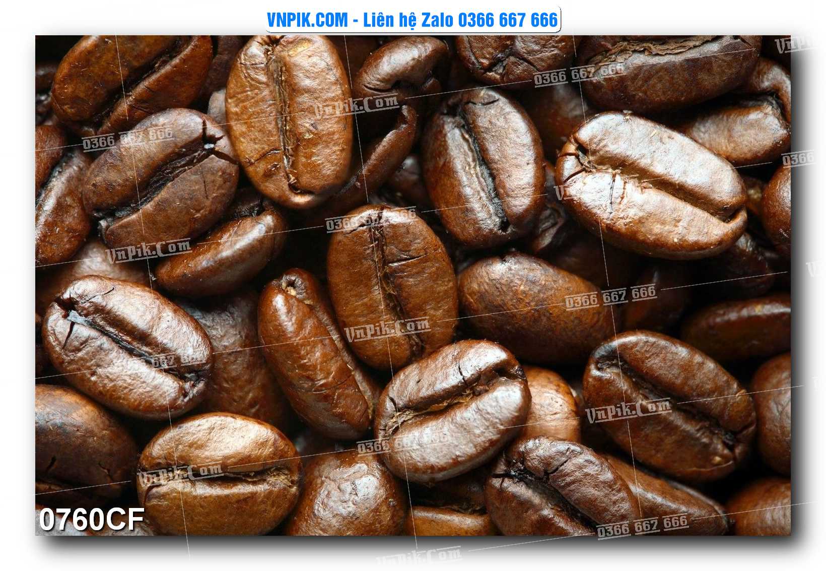 Tranh tường trang trí quán cà phê – trà chanh – trà sữa mã 0760CF