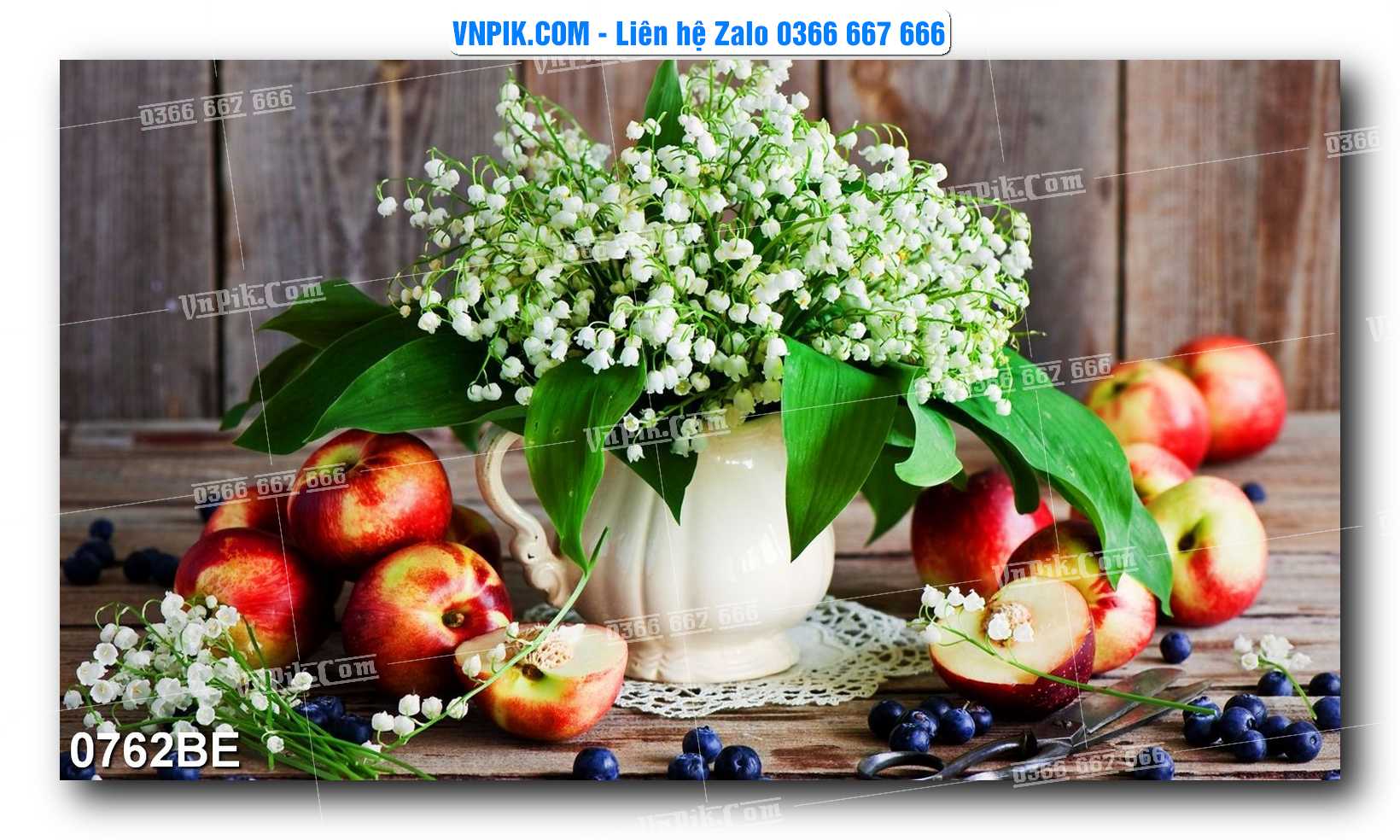 Tranh treo tường trang trí phòng bếp đẹp mã 0762BE
