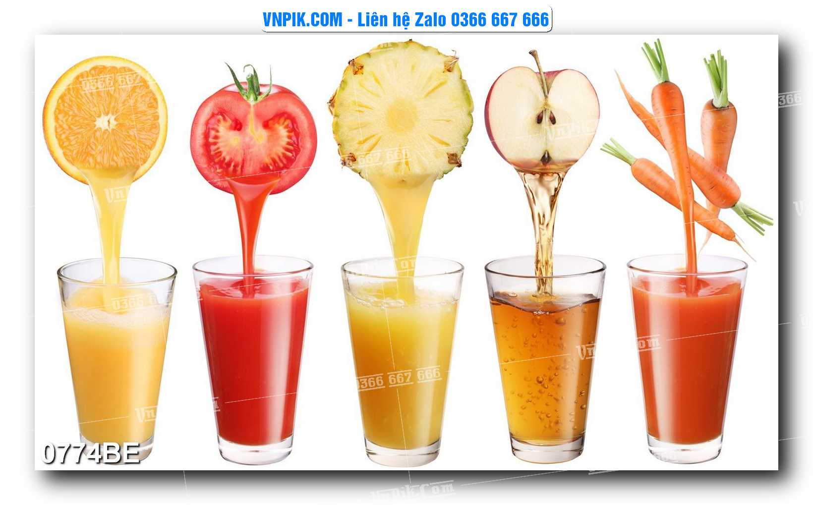Tranh treo tường trang trí phòng bếp đẹp mã 0774BE