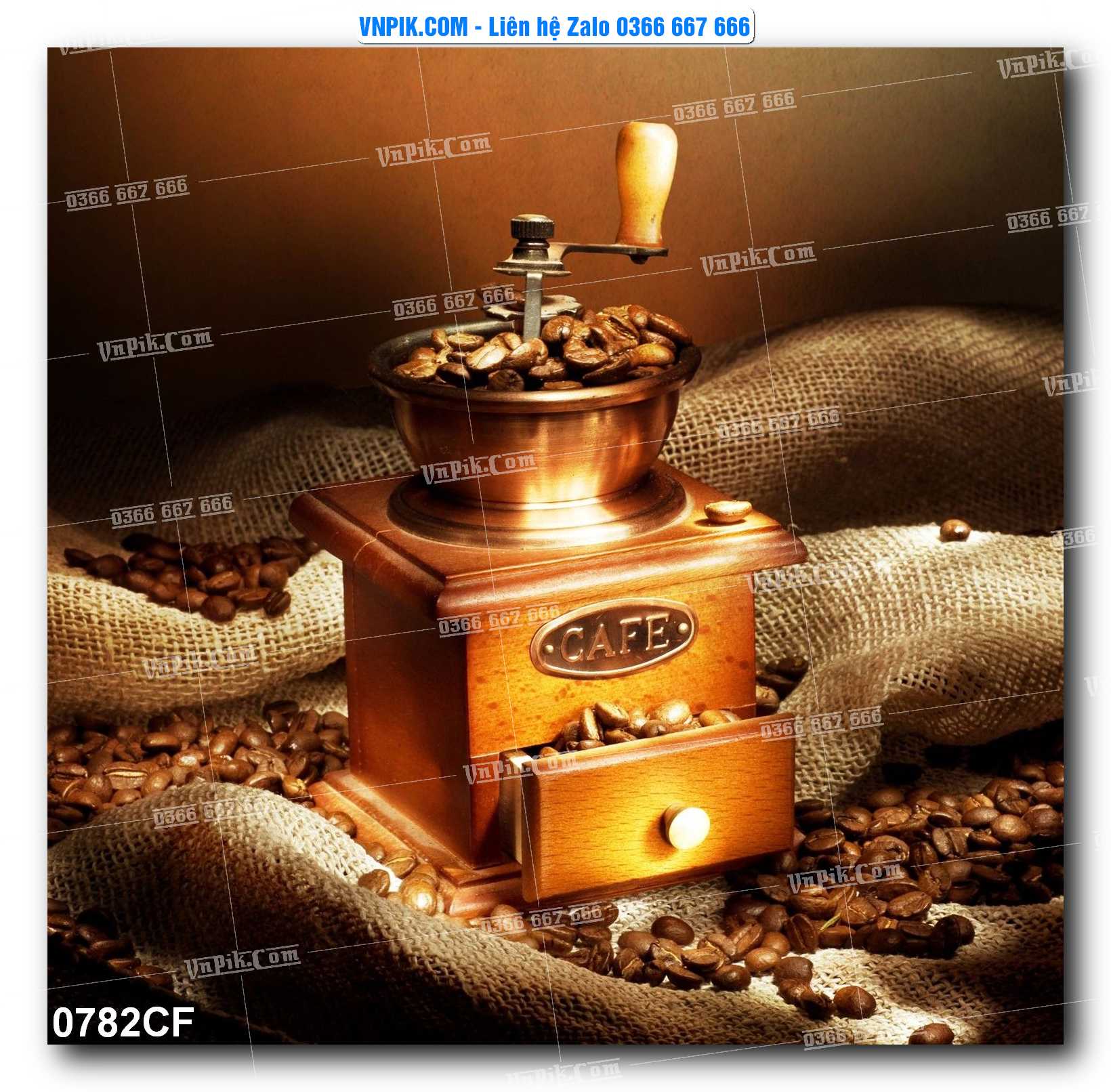 Tranh tường trang trí quán cà phê – trà chanh – trà sữa mã 0782CF
