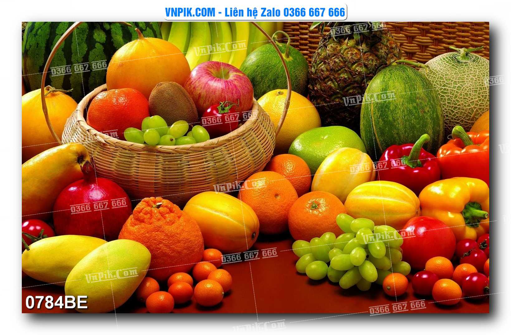 Tranh treo tường trang trí phòng bếp đẹp mã 0784BE