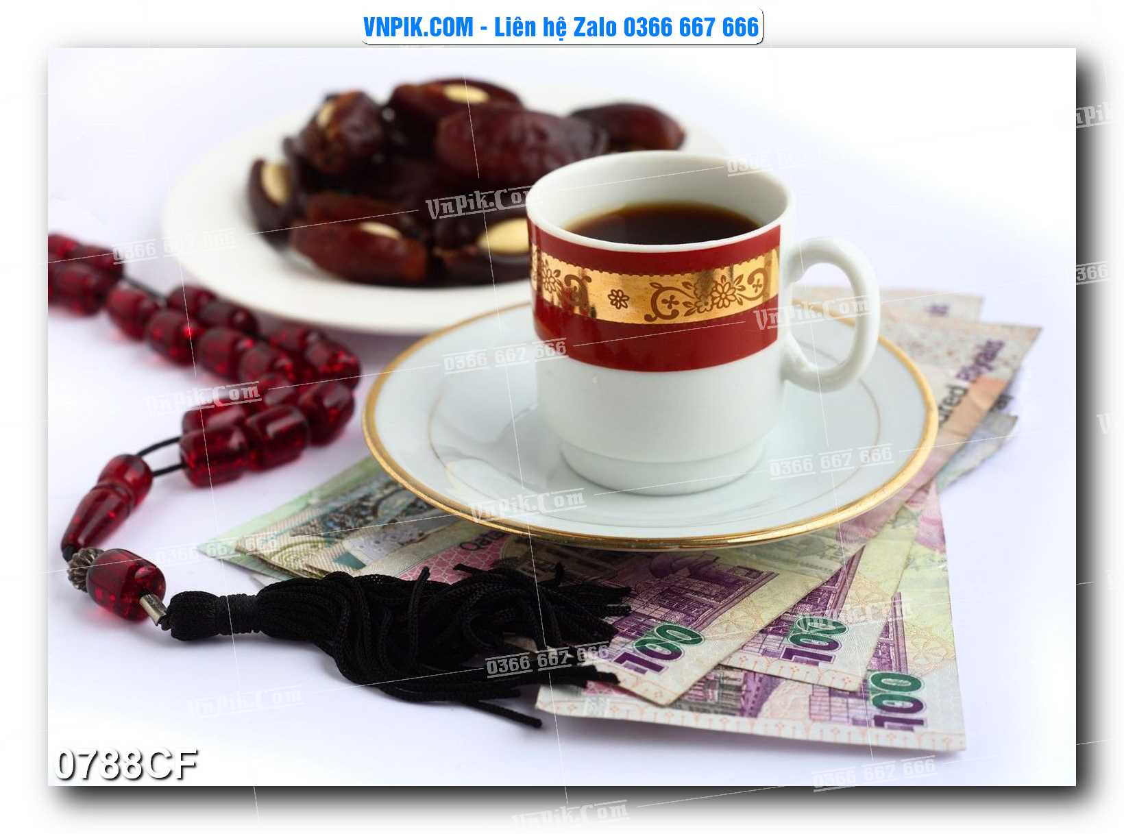 Tranh tường trang trí quán cà phê – trà chanh – trà sữa mã 0788CF