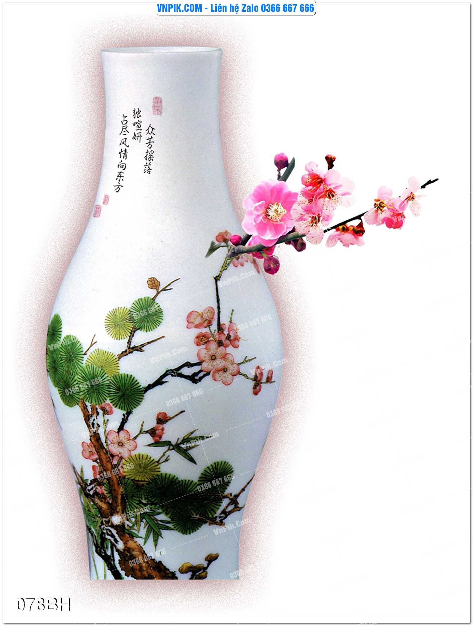 Tranh bình hoa nghệ thuật 078BH