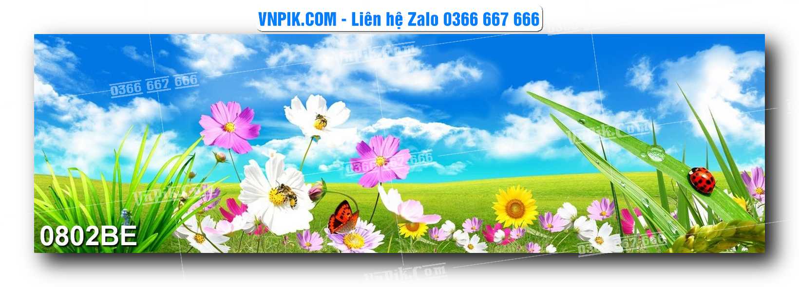 Tranh treo tường trang trí phòng bếp đẹp mã 0802BE