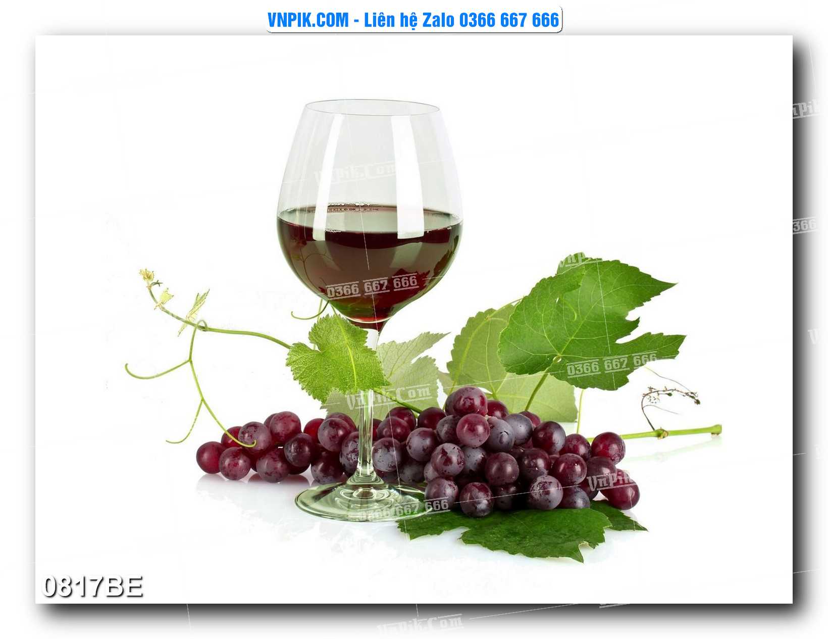 Tranh treo tường trang trí phòng bếp đẹp mã 0817BE