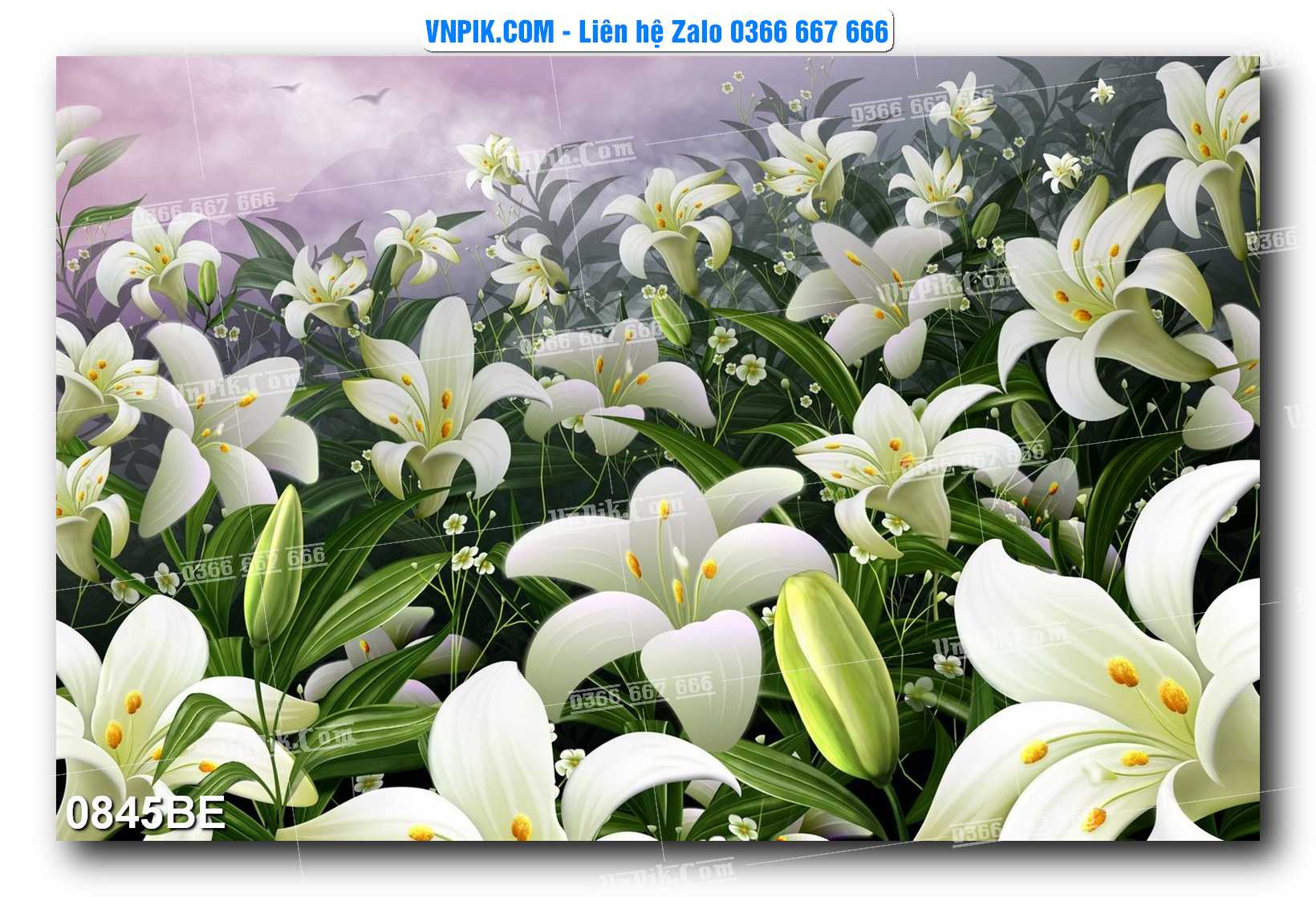 Tranh treo tường trang trí phòng bếp đẹp mã 0845BE