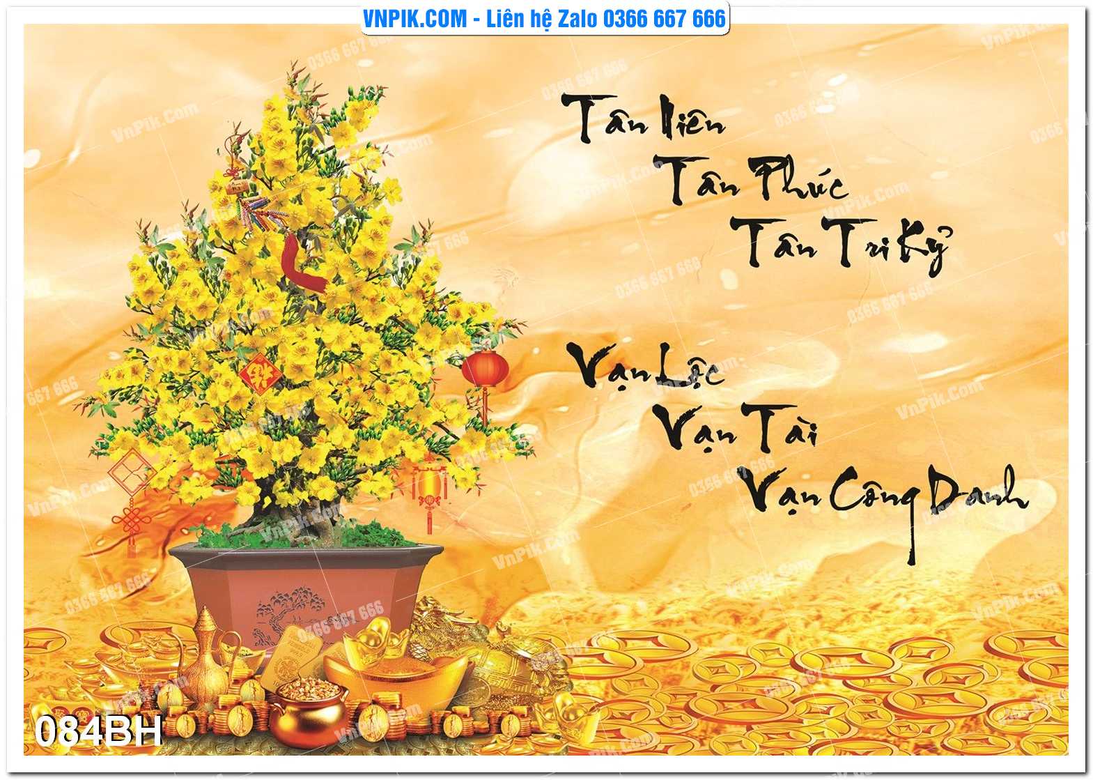 Tranh bình hoa nghệ thuật 084BH