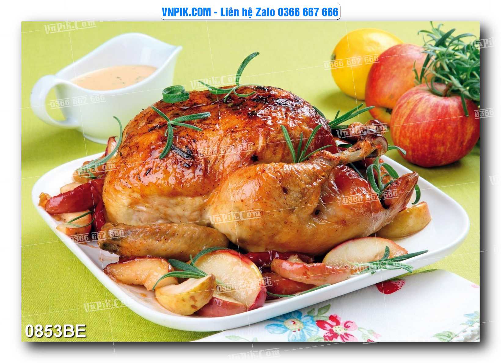 Tranh treo tường trang trí phòng bếp đẹp mã 0853BE