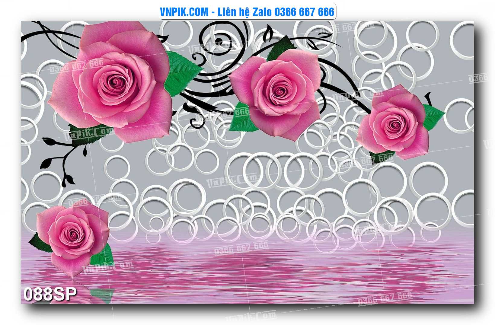 Mẫu tranh spa treo tường đẹp file vector – psd mẫu 088SP