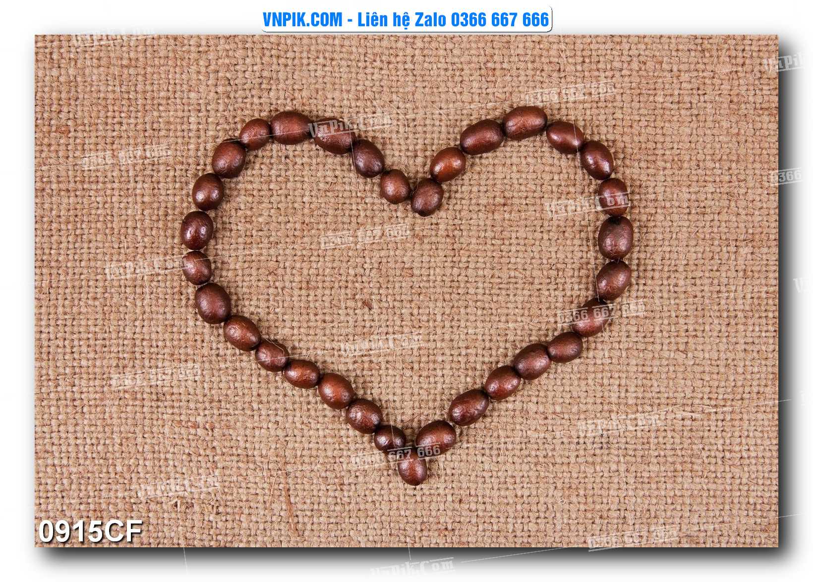 Tranh tường trang trí quán cà phê – trà chanh – trà sữa mã 0915CF